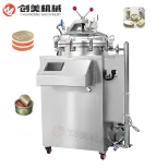 Aço inoxidável Vertical Back Pressure Esterilizador para Pet Food Industry Beverage Industry Alta Qualidade - Esterilizador - foodmachtech